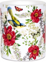 Dekorkerze - Bird and Roses