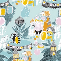 Servietten 24x24 cm - Fairy Tale Moomin 