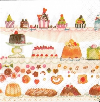 Servietten 24x24 cm - Konditoria 