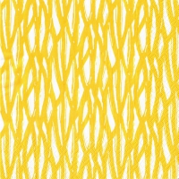 Servietten 24x24 cm - Sade keltain 