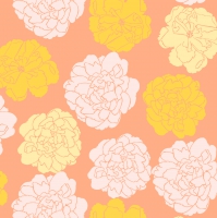 Servietten 33x33 cm - Muusa oranss 