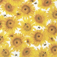 Servietten 25x25 cm - SUNFLOWER