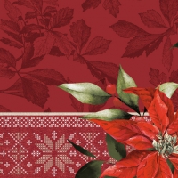 Servietten 25x25 cm - GOD JUL red