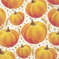 Servietten 25x25 cm - PUMPKIN ALLOVER linen