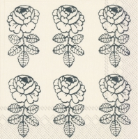 Servietten 33x33 cm - VIHKIRUUSU cream green Servietten 33x33 cm - VIHKIRUUSU cream green