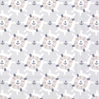 Servietten 33x33 cm - BOAT TRIP linen