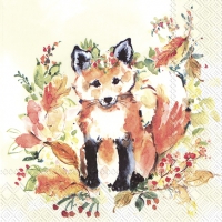 Servietten 33x33 cm - SWEET FOX