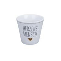 Espresso-Becher - Herzens Mensch Espresso-Becher - Herzens Mensch