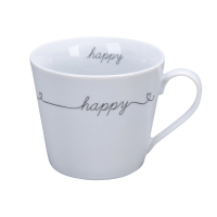 Porzellan-Tasse - Happy on line Porzellan-Tasse - Happy on line