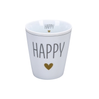 Porzellan-Becher - Happy Porzellan-Becher - Happy