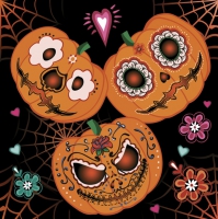 Servietten 33x33 cm - Mexican Pumpkins