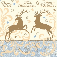 Linclass Servietten 40x40 cm - Liroy  (graublau)