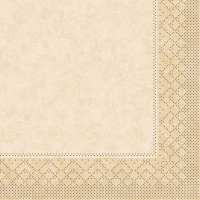 Tissue Servietten 33x33 cm - CRAIG creme