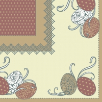 Linclass Servietten 40x40 cm - ANDY - hellbraun Linclass Servietten 40x40 cm - ANDY - hellbraun