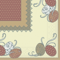 Tissue Servietten 33x33 cm - ANDY - hellbraun Tissue Servietten 33x33 cm - ANDY - hellbraun