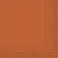 Tissue Servietten 25x25 cm - BASIC TERRAKOTTA 25x25 cm Tissue Servietten 25x25 cm - BASIC TERRAKOTTA 25x25 cm