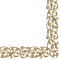 Linclass Servietten 40x40 cm - Rob  (gold)