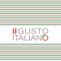 Linclass Servietten 40x40 cm - il GUSTO ITALIANO