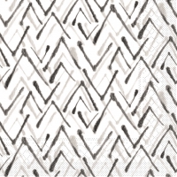 Tissue Servietten 33x33 cm - ZACK (grau/schwarz) Tissue Servietten 33x33 cm - ZACK (grau/schwarz)