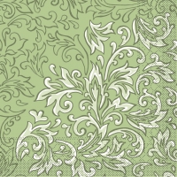 Tissue Servietten 33x33 cm - Delia  (grün)