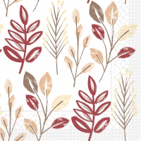 Tissue Servietten 33x33 cm - Cedrik  (bordeaux/braun)