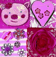 Servietten 33x33 cm - Sparkling Love Servietten 33x33 cm - Sparkling Love