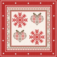 Servietten 33x33 cm - Winter Embroidery Servietten 33x33 cm - Winter Embroidery