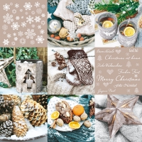 Servietten 33x33 cm - Winter Light Servietten 33x33 cm - Winter Light