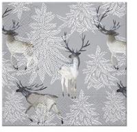 Servietten 25x25 cm - Elks Forest 