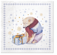 Servietten 33x33 cm - Surprise for Teddy