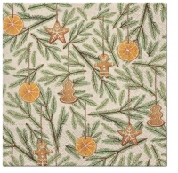 Servietten 33x33 cm - We Care Gingerbreads and Twigs