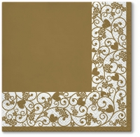 Servietten 33x33 cm - Chic Frame (gold) Servietten 33x33 cm - Chic Frame (gold)