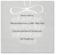 Servietten 33x33 cm - Bauble with a Carol Servietten 33x33 cm - Bauble with a Carol