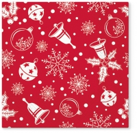 Servietten 33x33 cm - Xmas time red Servietten 33x33 cm - Xmas time red