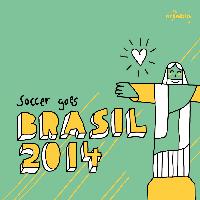 Servietten 33x33 cm - Jesus Ioves Soccer Servietten 33x33 cm - Jesus Ioves Soccer