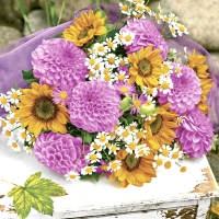 Servietten 24x24 cm - Autumn romance