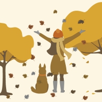 Servietten 33x33 cm - Garden Autumn