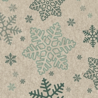 Servietten 24x24 cm - Snowflakes Servietten 24x24 cm - Snowflakes
