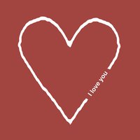 Servietten 33x33 cm - I love you