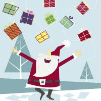 Servietten 33x33 cm - Xmas hurray