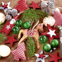 Servietten 33x33 cm - For the Xmas tree