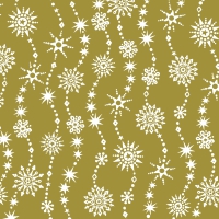 Servietten 33x33 cm - Chrystal waves gold