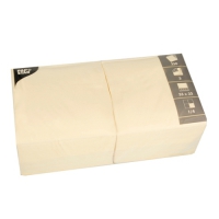 250 Servietten 33x33 cm - creme 250 Servietten 33x33 cm - creme