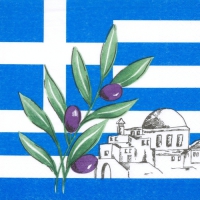 50 Servietten 33x33 cm - Greece 50 Servietten 33x33 cm - Greece