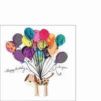 Servietten 25x25 cm - Artisan Dog 