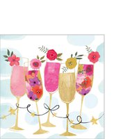 Servietten 25x25 cm - Happy Drinks 