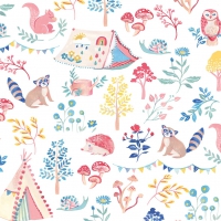 Servietten 33x33 cm - Camping