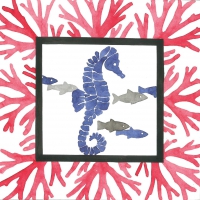 Servietten 33x33 cm - Coraille