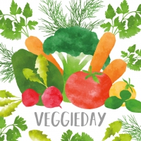 Servietten 33x33 cm - VeggieDay