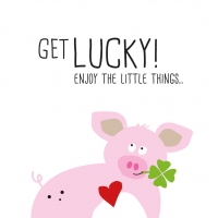 Servietten 33x33 cm - Get Lucky 